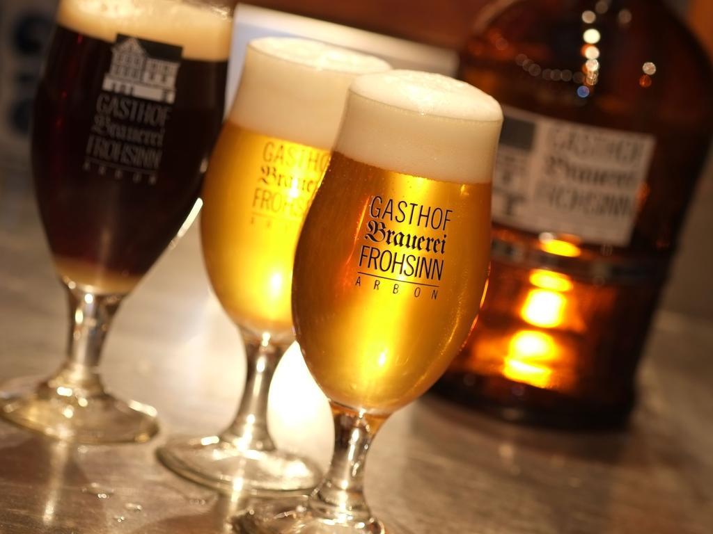 Hotel Brauerei Frohsinn Arbon Exteriör bild