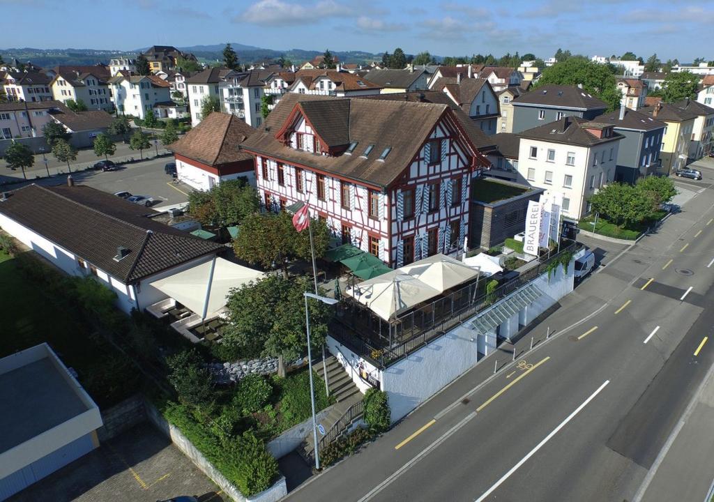 Hotel Brauerei Frohsinn Arbon Exteriör bild